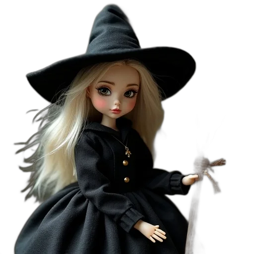 staff, dress, hat, fantasy art transparent PNG cut-out