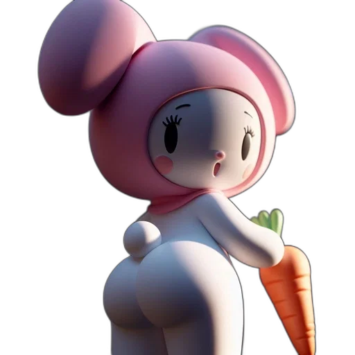 staff, robot, flower, creature transparent PNG cut-out