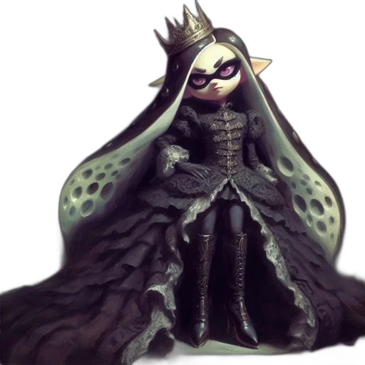 crown, creature, dress, animal transparent PNG cut-out