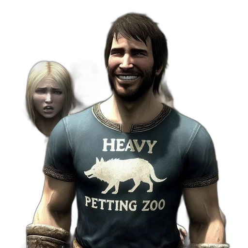 weapon, hair, face, animal transparent PNG cut-out
