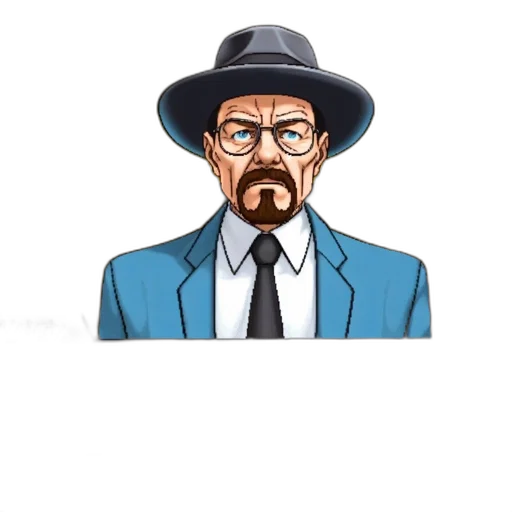 hat, staff, jacket, face transparent PNG cut-out