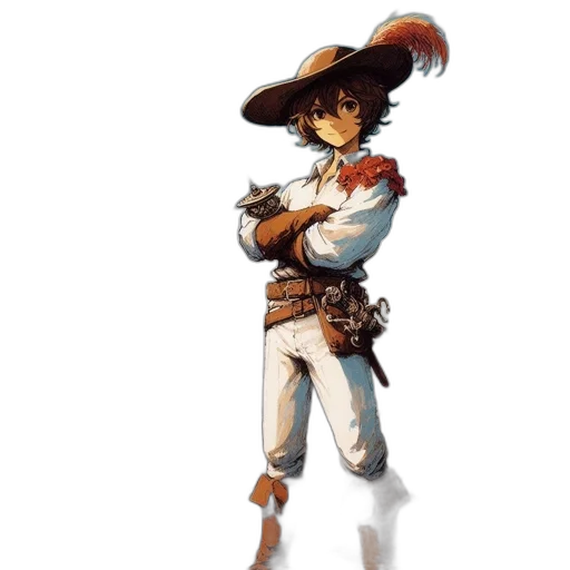 staff, hat, weapon, sword transparent PNG cut-out