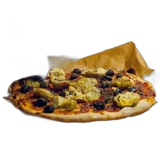 food, freshly, baked, pizza transparent PNG cut-out