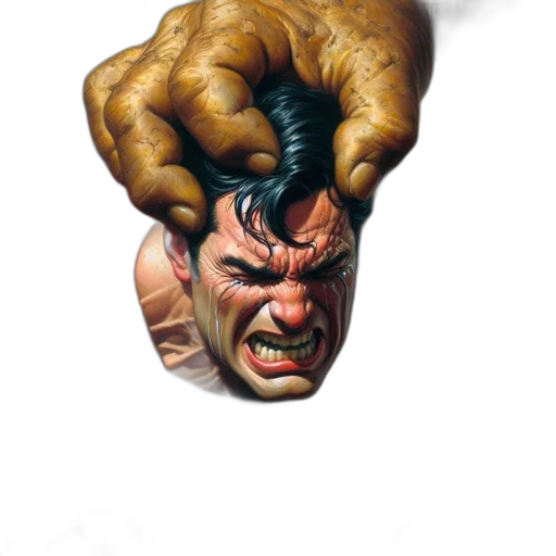 face, mask, weapon, hair transparent PNG cut-out