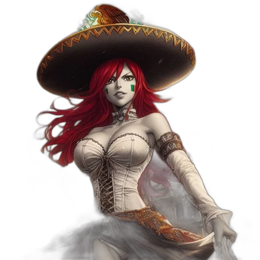 hat, fantasy art, concept art, comic book art transparent PNG cut-out