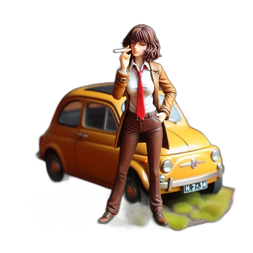 car, jacket, 3d render, concept art transparent PNG cut-out