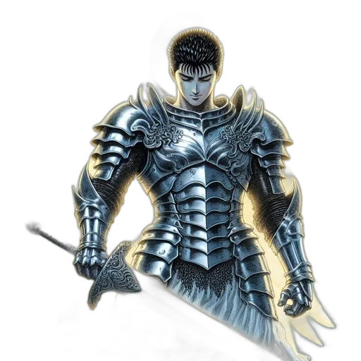 sword, weapon, staff, robot transparent PNG cut-out