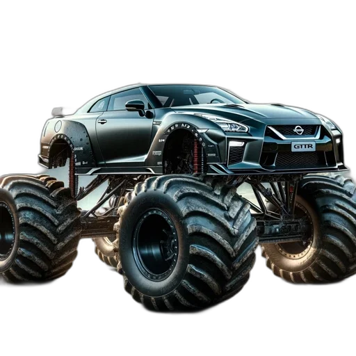 car, robot, weapon, creature transparent PNG cut-out