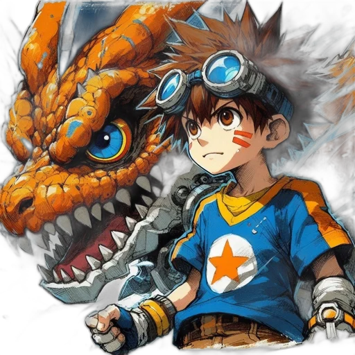 dragon, weapon, creature, staff transparent PNG cut-out