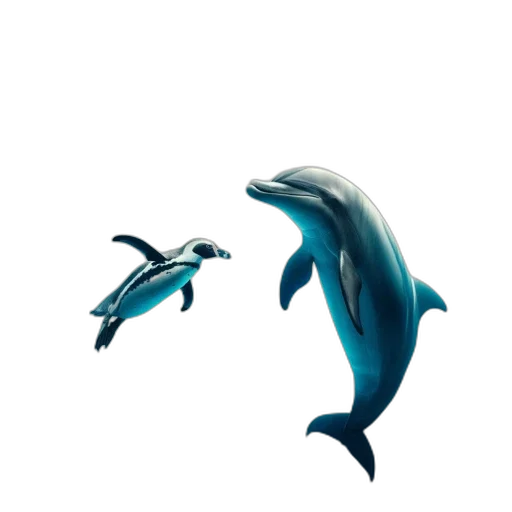 animal, creature, concept art, 3d render transparent PNG cut-out