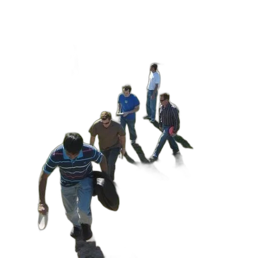 staff, jacket, robot, shoes transparent PNG cut-out