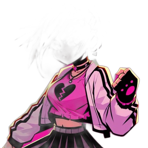 jacket, staff, weapon, mask transparent PNG cut-out