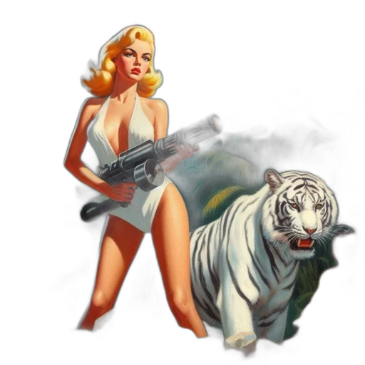 animal, dress, concept art, comic book art transparent PNG cut-out