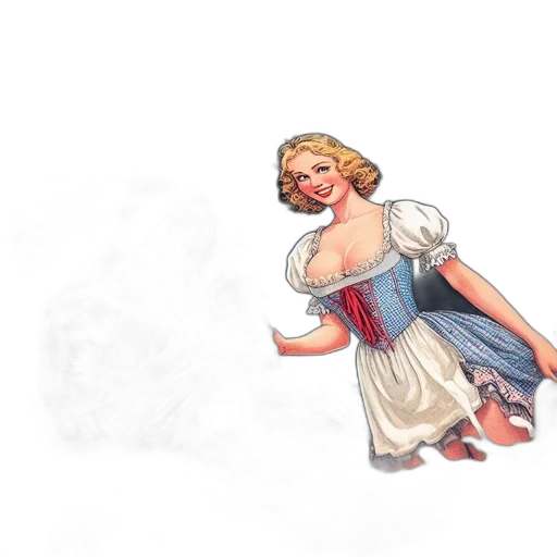 dress, staff, concept art, fantasy art transparent PNG cut-out