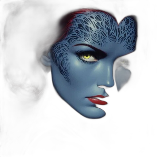 mask, face, dragon, creature transparent PNG cut-out