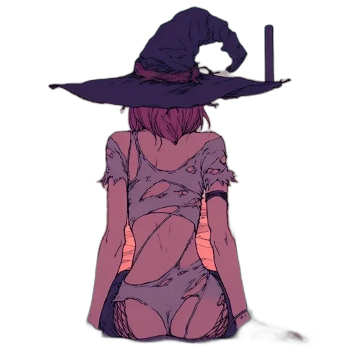 dress, hat, mask, staff transparent PNG cut-out