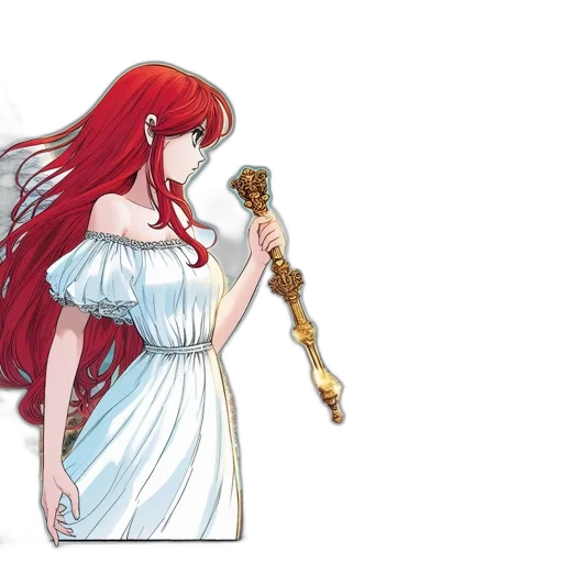 dress, sword, weapon, staff transparent PNG cut-out