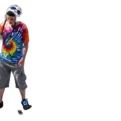 hat, creature, jacket, staff transparent PNG cut-out