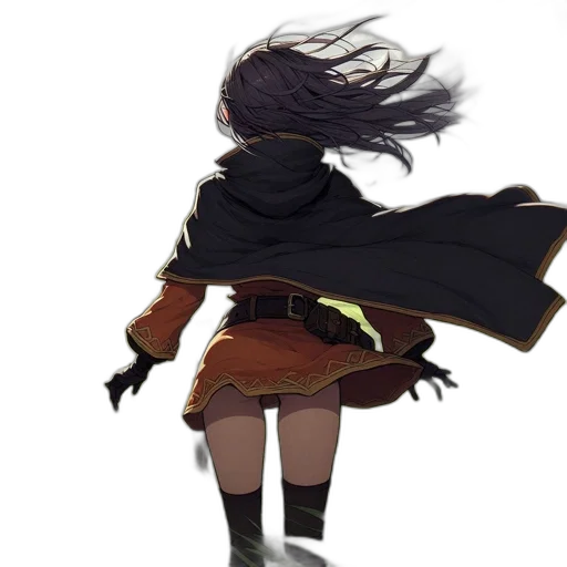 jacket, staff, sword, weapon transparent PNG cut-out