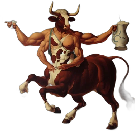 animal, concept art, fantasy art, oil painting transparent PNG cut-out