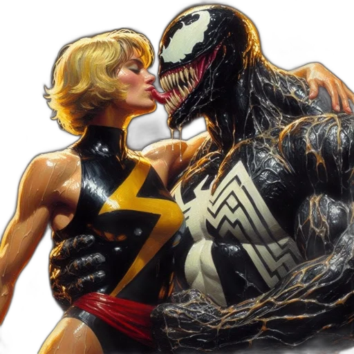 comic book art, concept art, woman, blonde transparent PNG cut-out