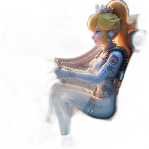 staff, robot, dress, crown transparent PNG cut-out