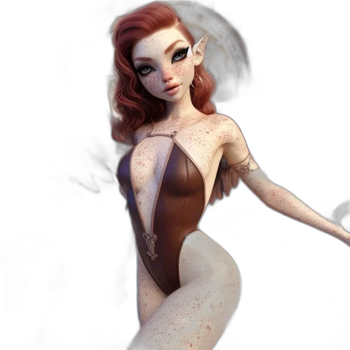 dress, creature, fantasy art, concept art transparent PNG cut-out
