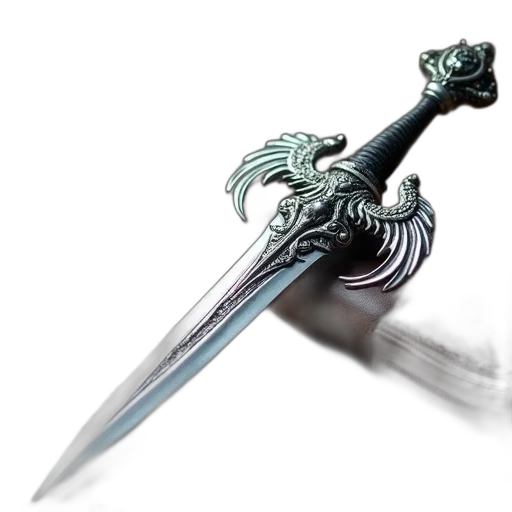 sword, weapon, dragon, staff transparent PNG cut-out