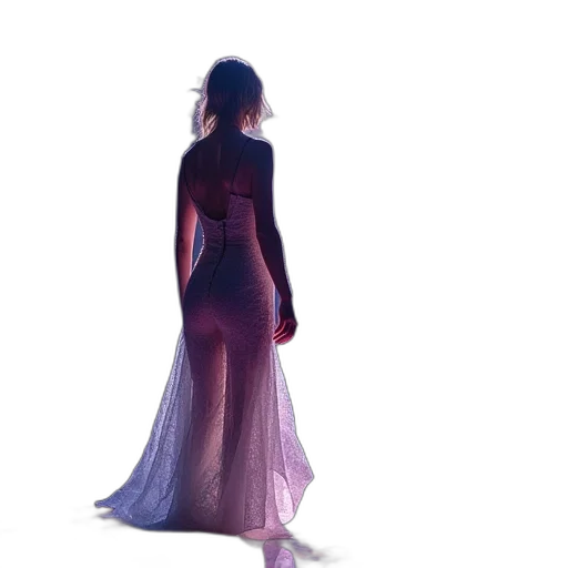 dress, jewelry, concept art, 3d render transparent PNG cut-out
