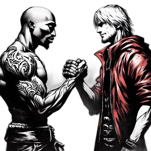 comic book art, concept art, fantasy art, photorealistic transparent PNG cut-out