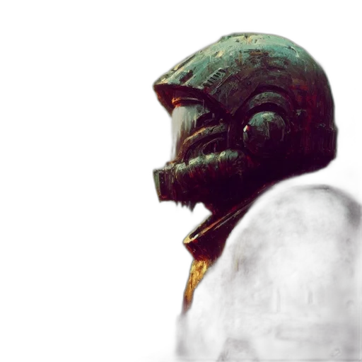 mask, face, creature, robot transparent PNG cut-out