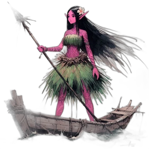 staff, creature, fantasy art, concept art transparent PNG cut-out