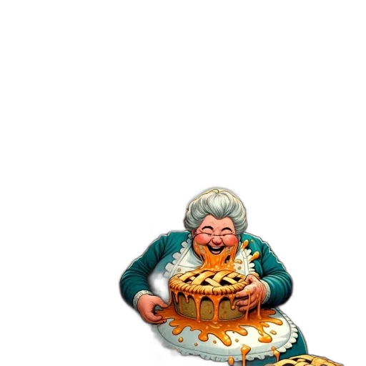 food, dress, crown, face transparent PNG cut-out
