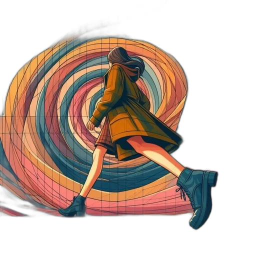 dress, umbrella, hair, concept art transparent PNG cut-out