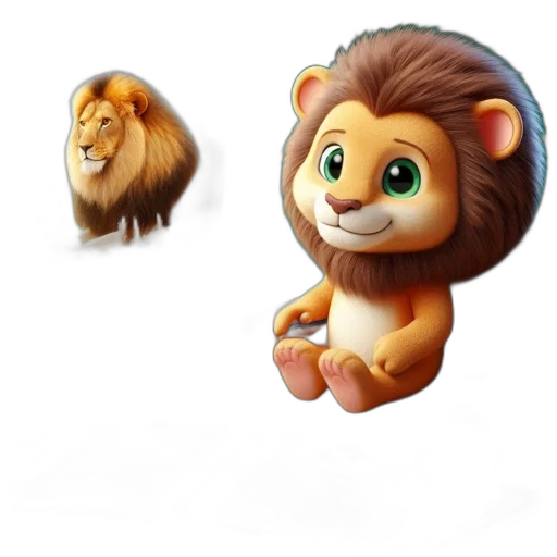 animal, creature, concept art, 3d render transparent PNG cut-out