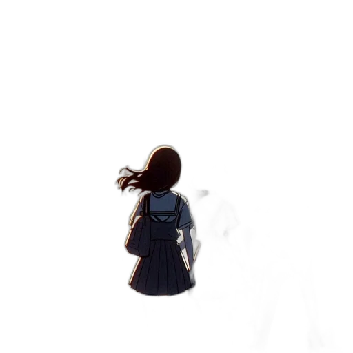 dress, jacket, hair, robot transparent PNG cut-out