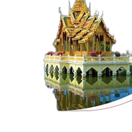 crown, building, 3d render, concept art transparent PNG cut-out