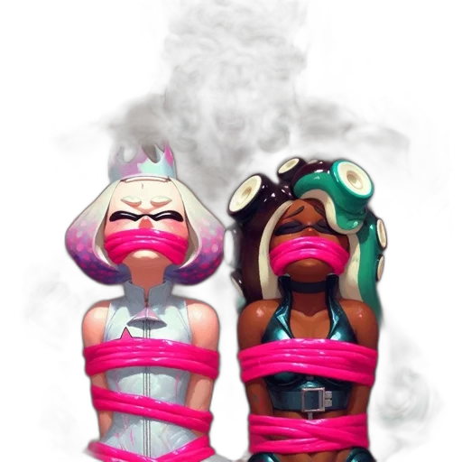 mask, weapon, concept art, vaporwave transparent PNG cut-out