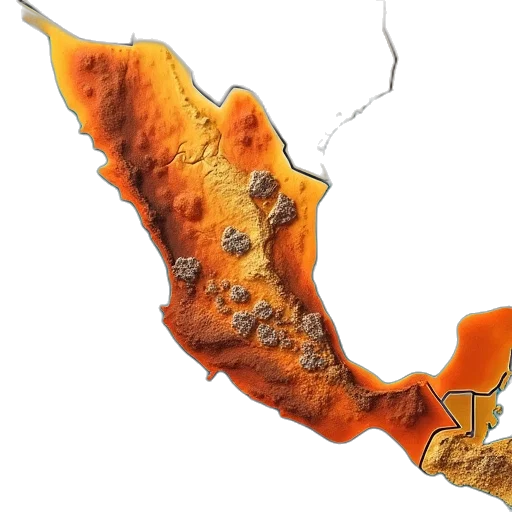 usgs, investigating, map, mexico transparent PNG cut-out
