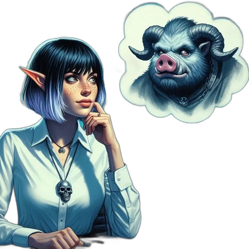 concept art, fantasy art, comic book art, pixel art transparent PNG cut-out