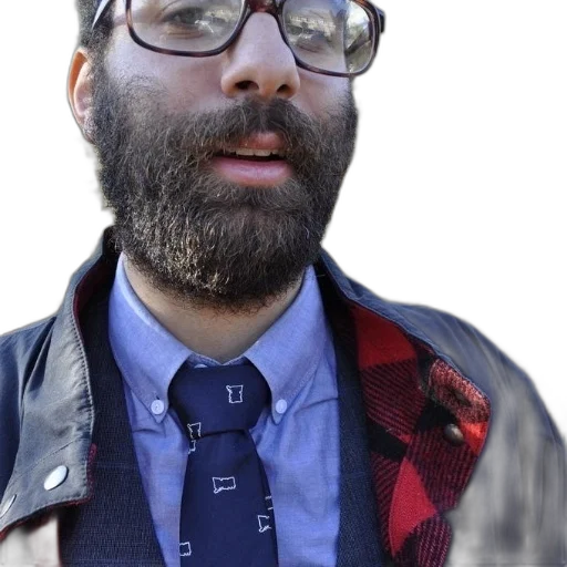 jacket, face, staff, creature transparent PNG cut-out