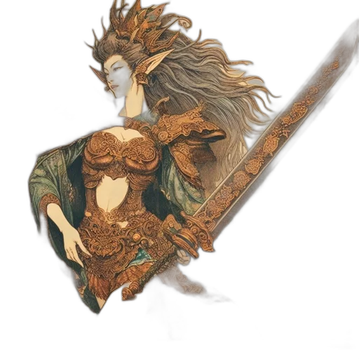 sword, crown, weapon, staff transparent PNG cut-out