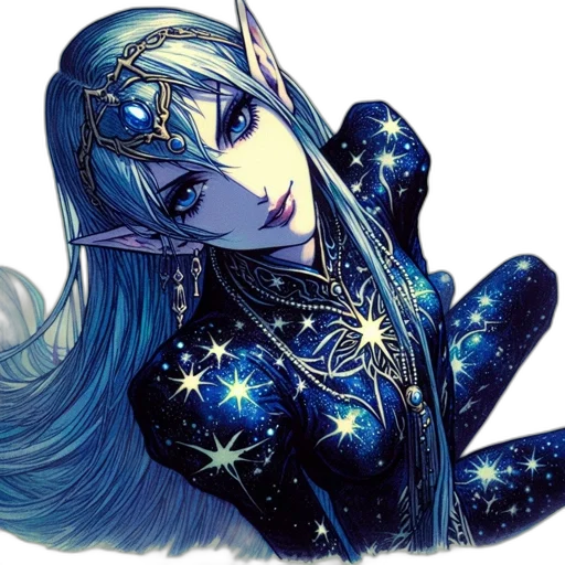 staff, mask, crown, fantasy art transparent PNG cut-out