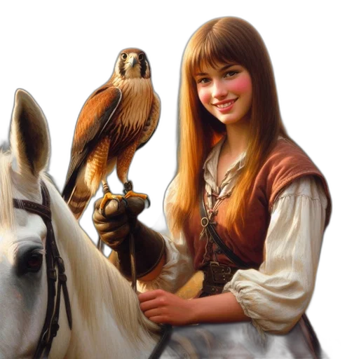 animal, jewelry, staff, fantasy art transparent PNG cut-out