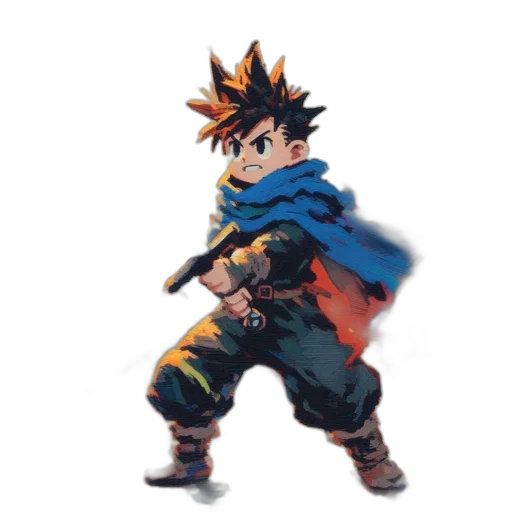 weapon, jacket, staff, animal transparent PNG cut-out
