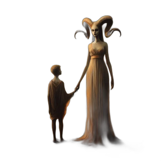 dress, creature, jewelry, concept art transparent PNG cut-out