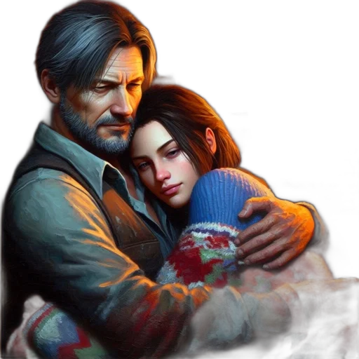 jacket, concept art, comic book art, fantasy art transparent PNG cut-out