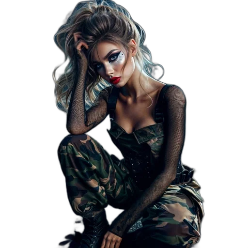 dress, concept art, photorealistic, fantasy art transparent PNG cut-out
