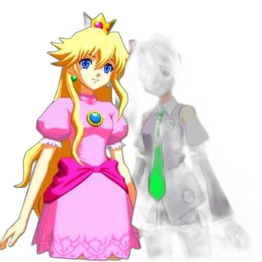 dress, crown, staff, robot transparent PNG cut-out