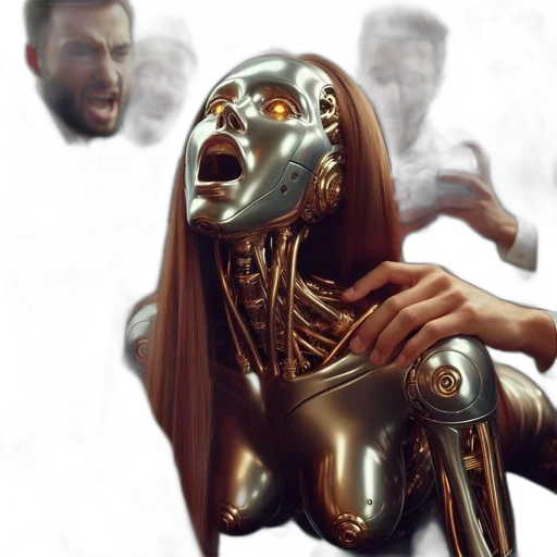 mask, creature, face, robot transparent PNG cut-out